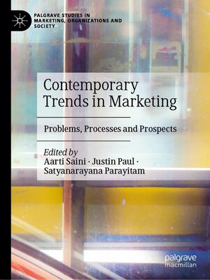 cover image of Contemporary Trends in Marketing